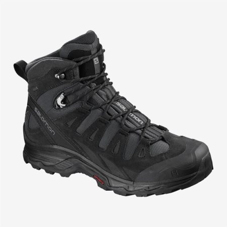 Salomon QUEST PRIME GTX Mens Hiking Boots Black UK YFAJ
